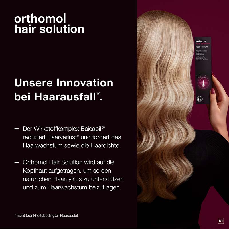 orthomol hair solution - mit dem Wirkstoffkomplex Baicapil