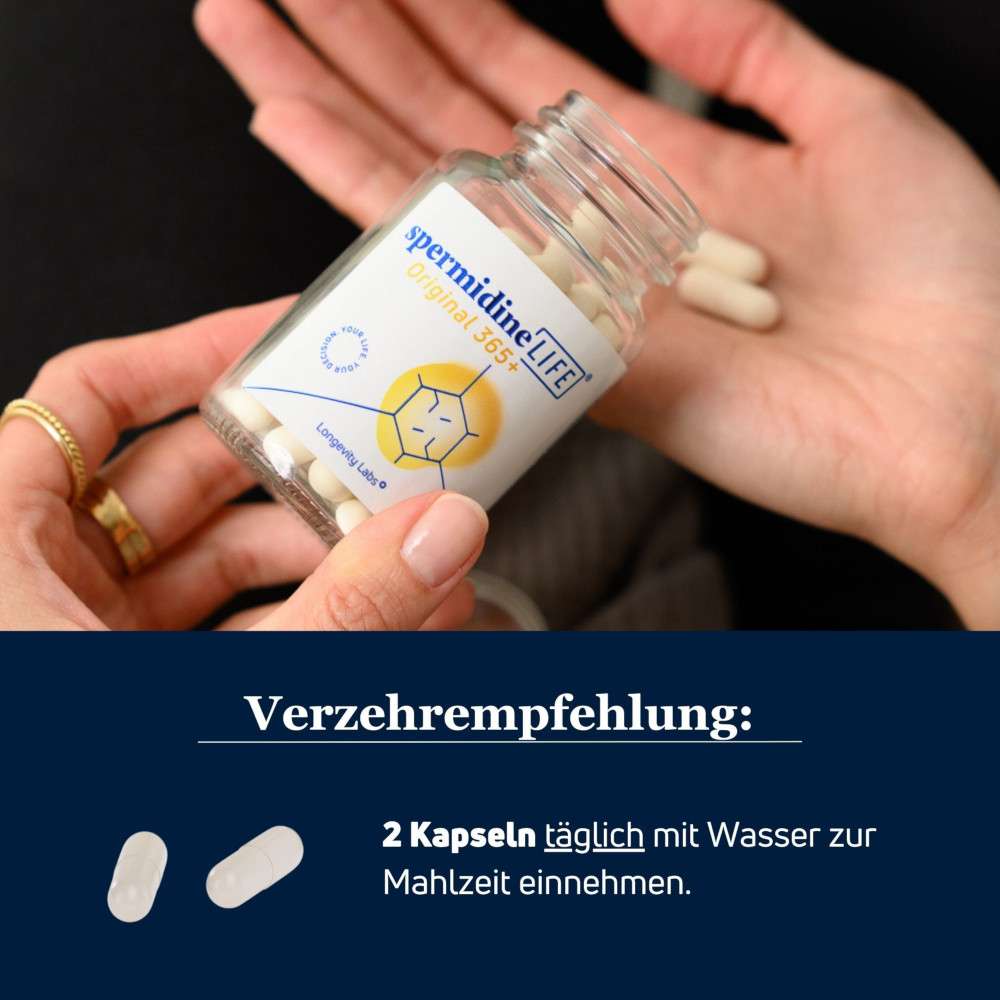 spermidine LIFE Original 365+ 3X60 St Kapseln