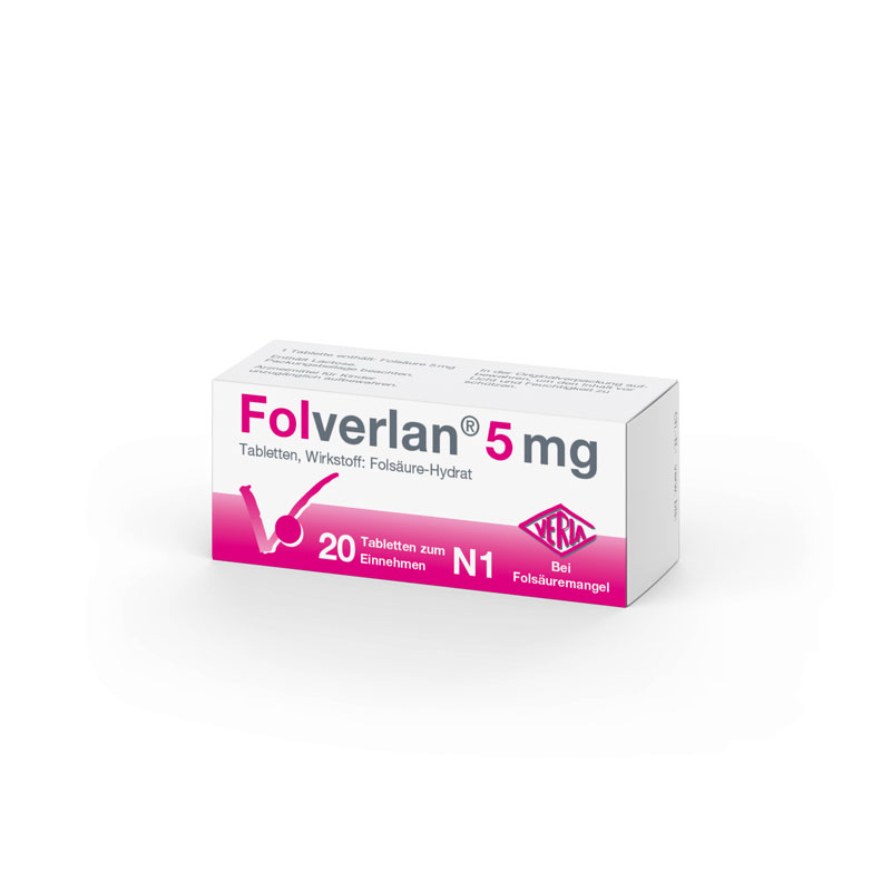 FOLVERLAN 5 mg Tabletten 20 St Tabletten