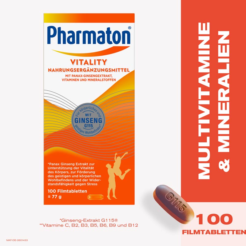 Pharmaton VITALITY 100 St Filmtabletten