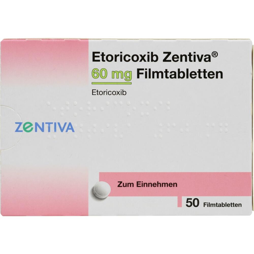 Etoricoxib Zentiva 60mg 50 St Filmtabletten