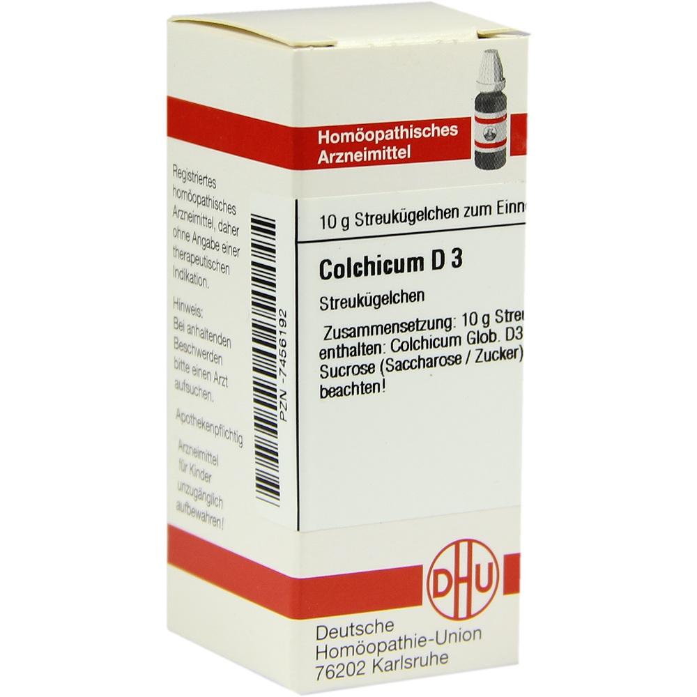 COLCHICUM D 3 Globuli 10 g Globuli