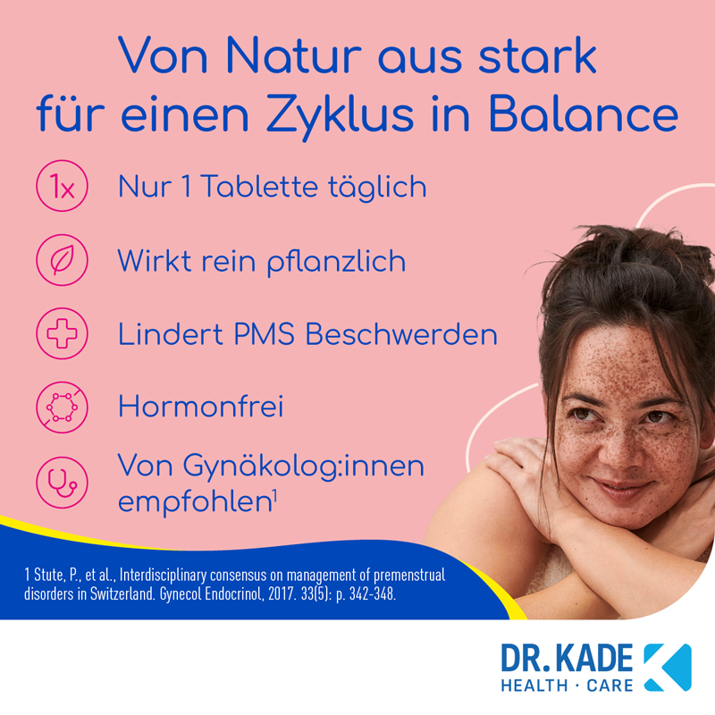 Kade Zyklus bei prämenstruellem Syndrom 20 mg 90 St Filmtabletten