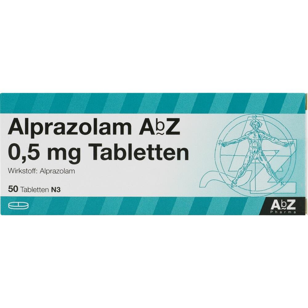 Alprazolam-AbZ 0,5mg 50 St Tabletten