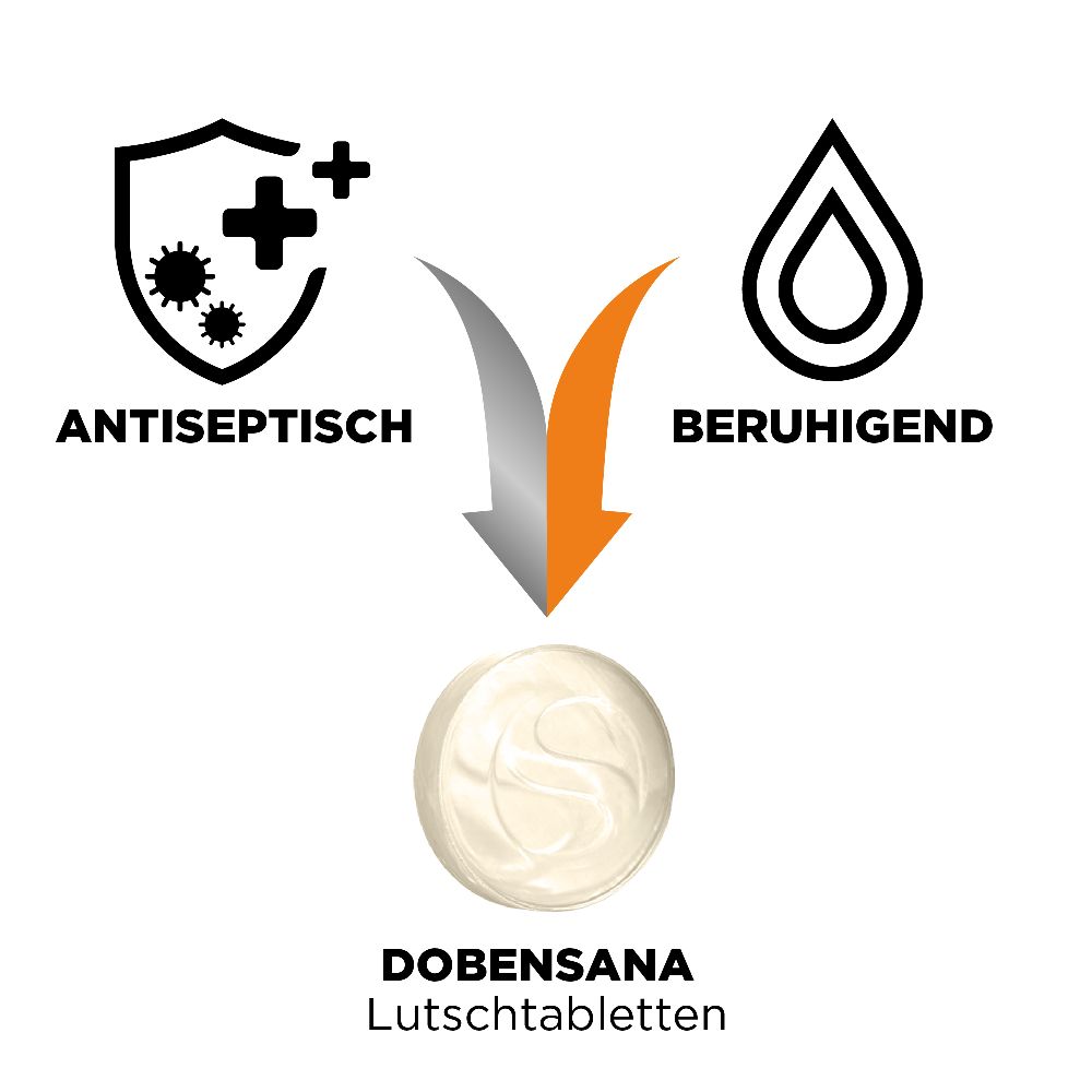 Dobensana Orange 1,2mg/0,6mg 24 St Lutschtabletten