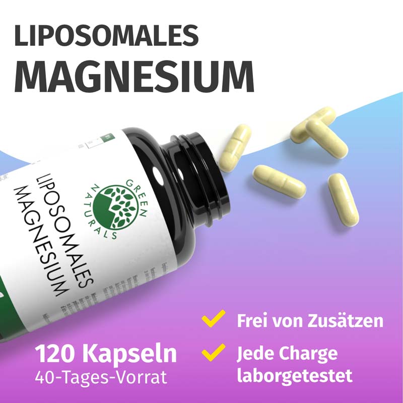 GREEN NATURALS Magnesium Citrat 120 St Kapseln