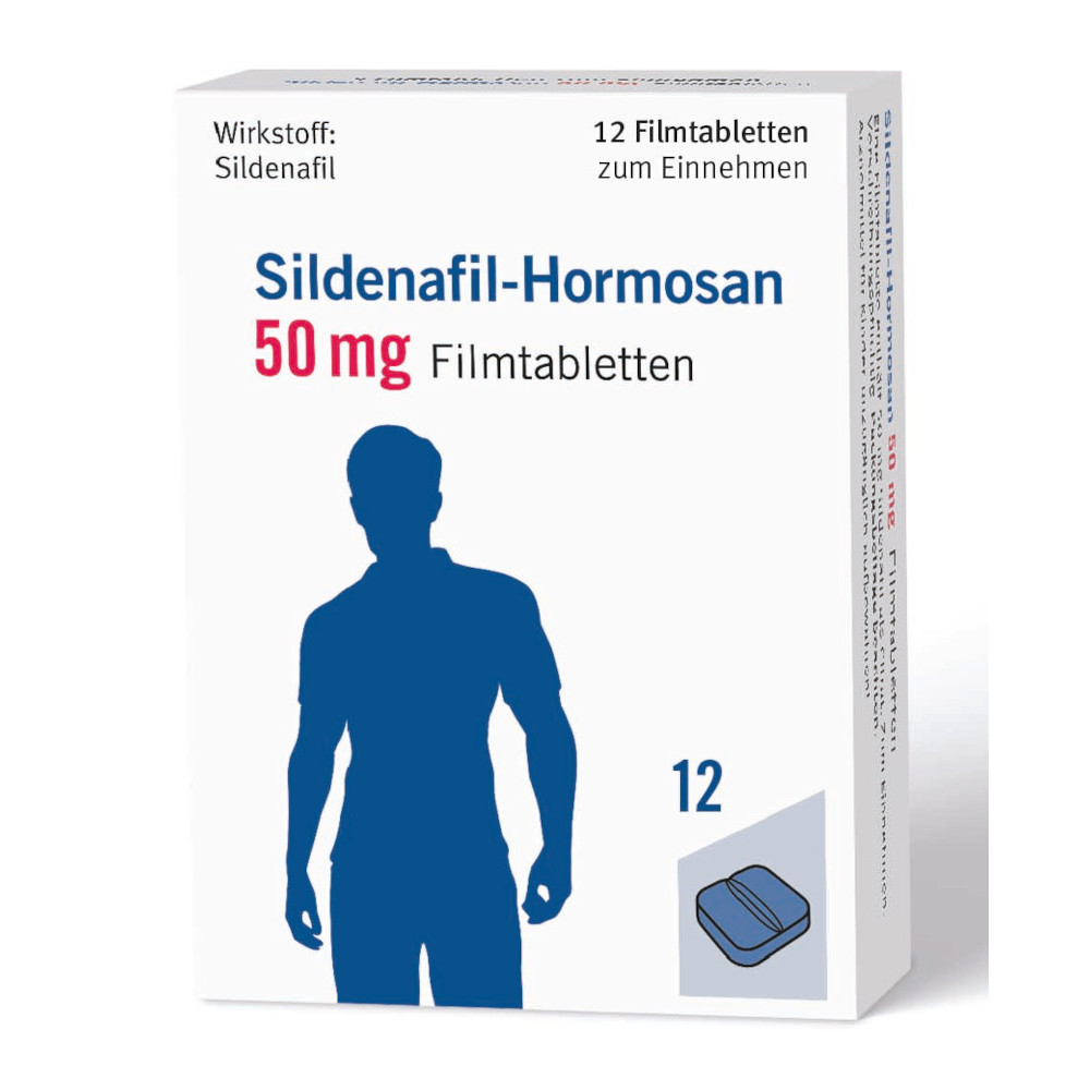 Sildenafil-Hormosan 50mg 12 St Filmtabletten