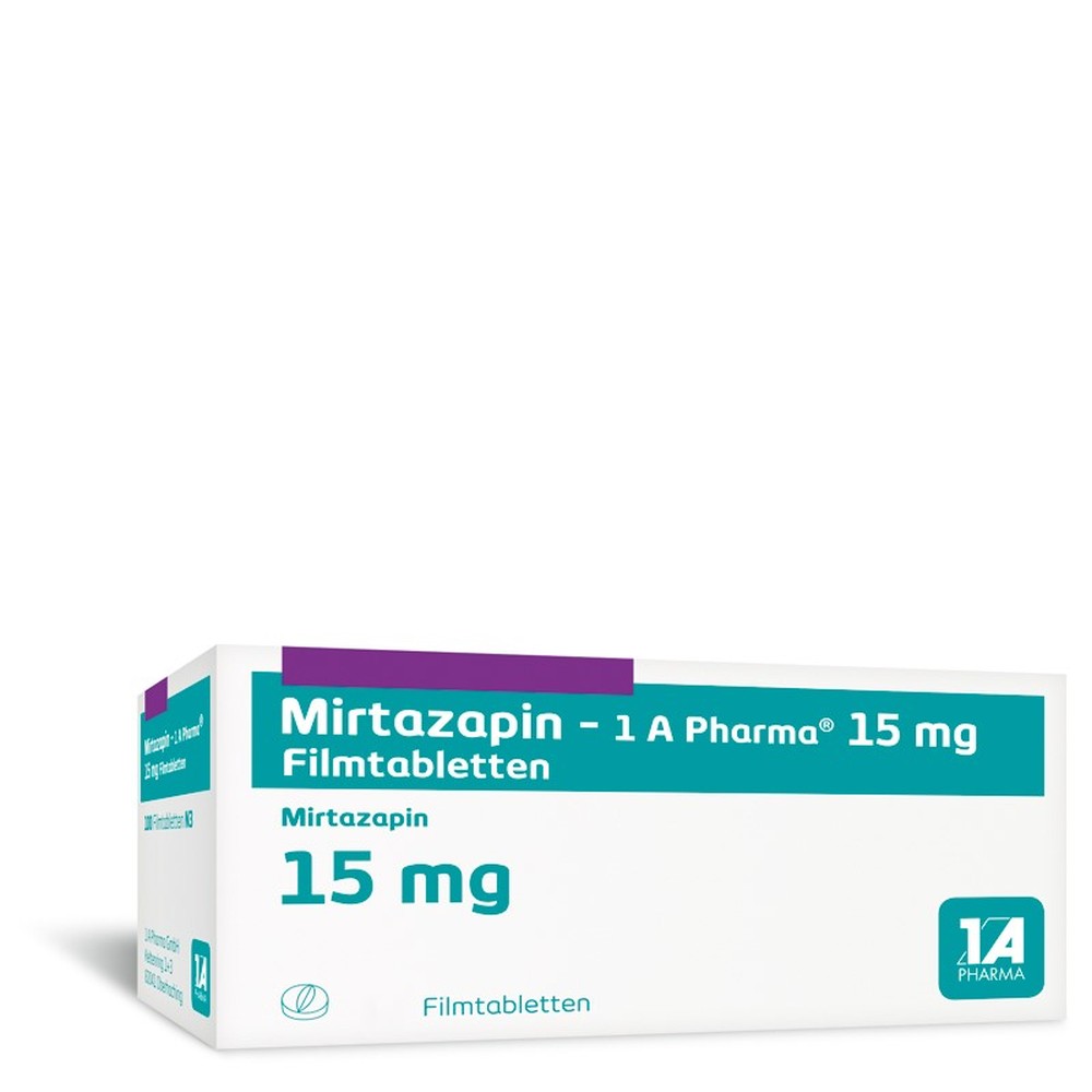 Mirtazapin-1 A Pharma 15mg 10 St Filmtabletten