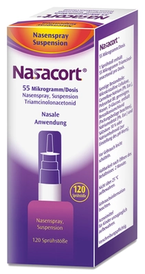 NASACORT 55 Mikrogramm/Dosis 120 Sprühstöße 1 Packung Nasenspray