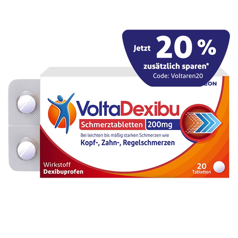 VoltaDexibu Schmerztabletten + 20% sparen* 20 St Filmtabletten