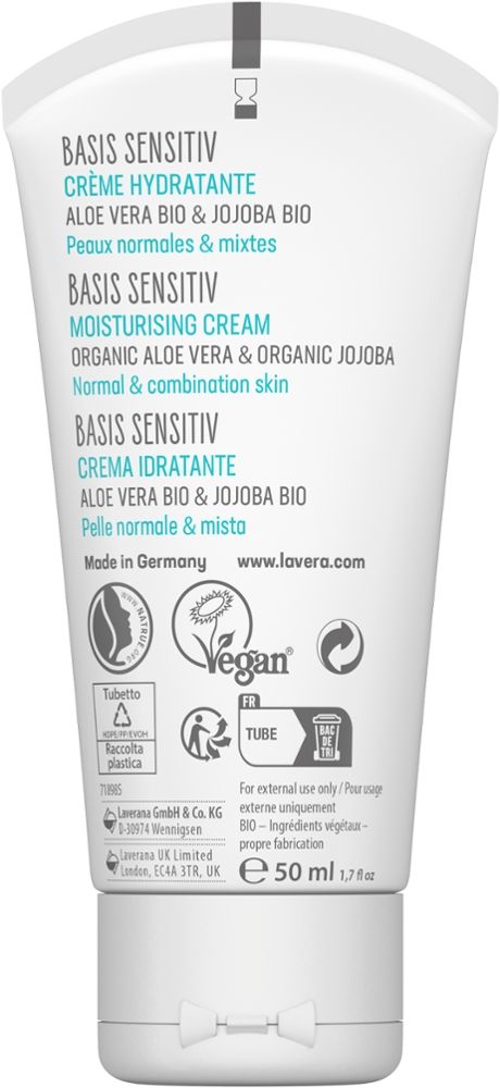 Lavera Basis Sensitiv Feuchtigkeitscreme 50 ml Tagescreme