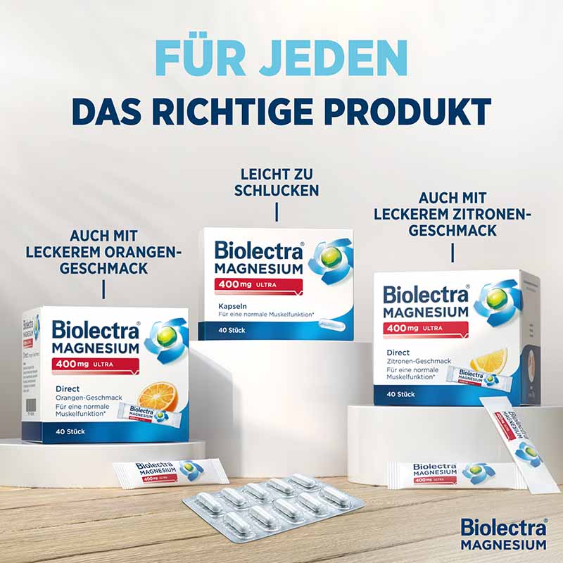 Biolectra MAGNESIUM 400 mg 100 St Pellets