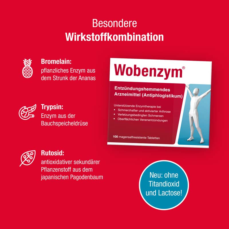Wobenzym 100 St Tabletten magensaftresistent