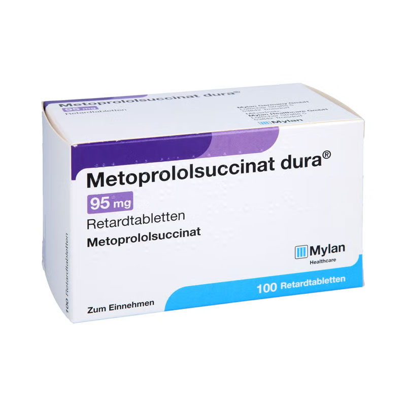 Metoprololsuccinat dura 95mg 100 St Retard-Tabletten
