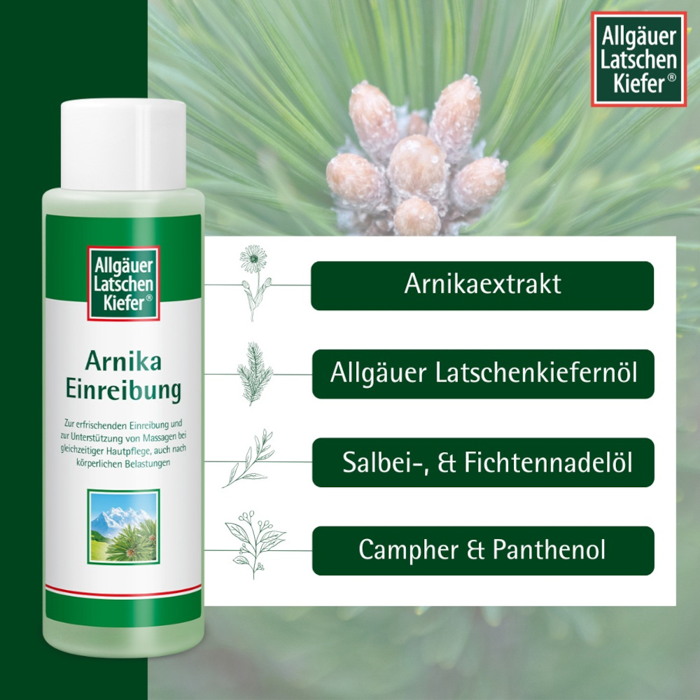 ALLGÄUER LATSCHENKIEFER Arnika Einreibung 250 ml Einreibung