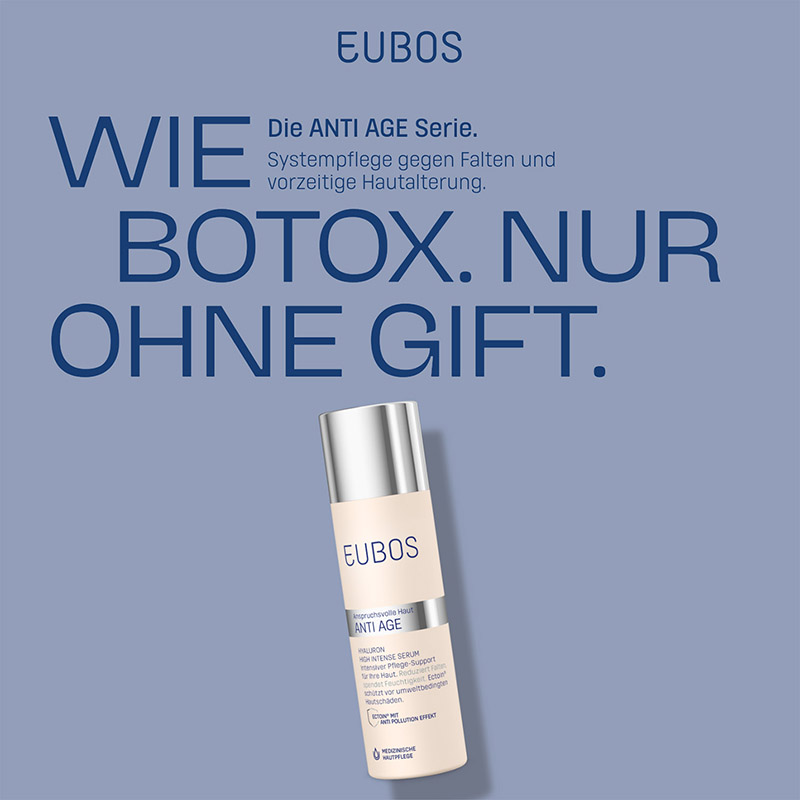 EUBOS HYALURON HIGH INTENSE SERUM 30 ml Konzentrat