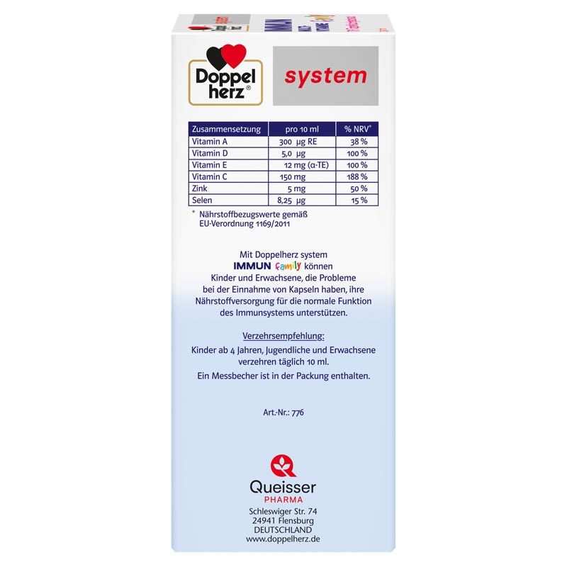 Doppelherz system IMMUN MULTIVITAMINE family 250 ml Flüssigkeit zum Einnehmen