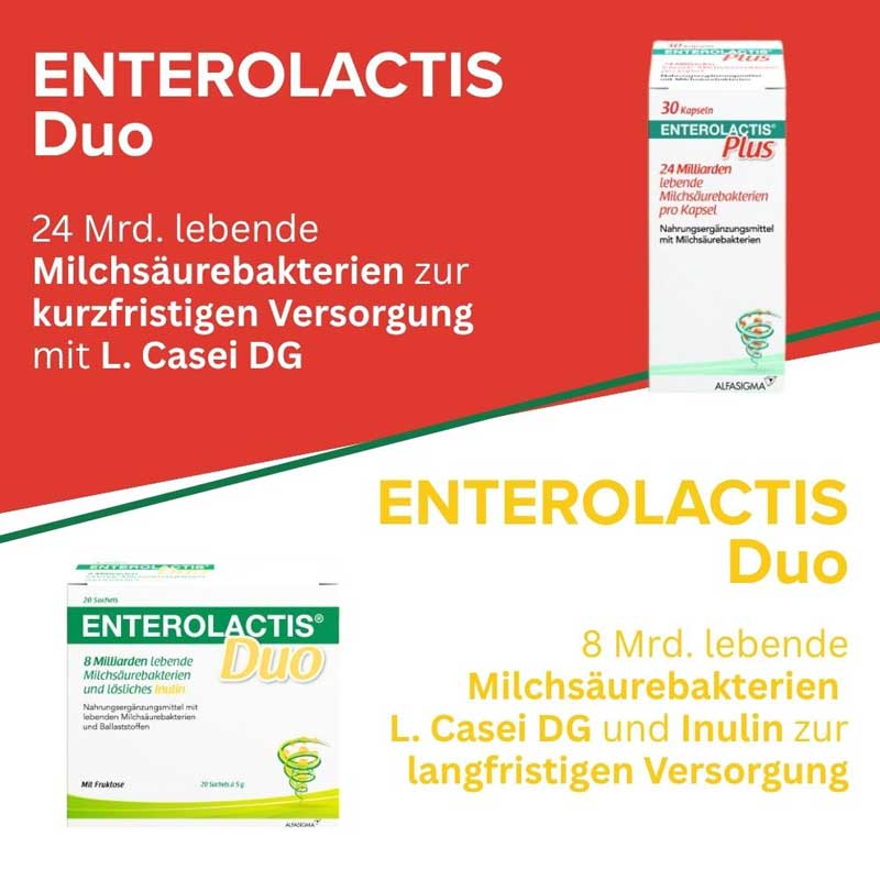 Enterolactis Plus Milchsäurebakterien 30 St Kapseln