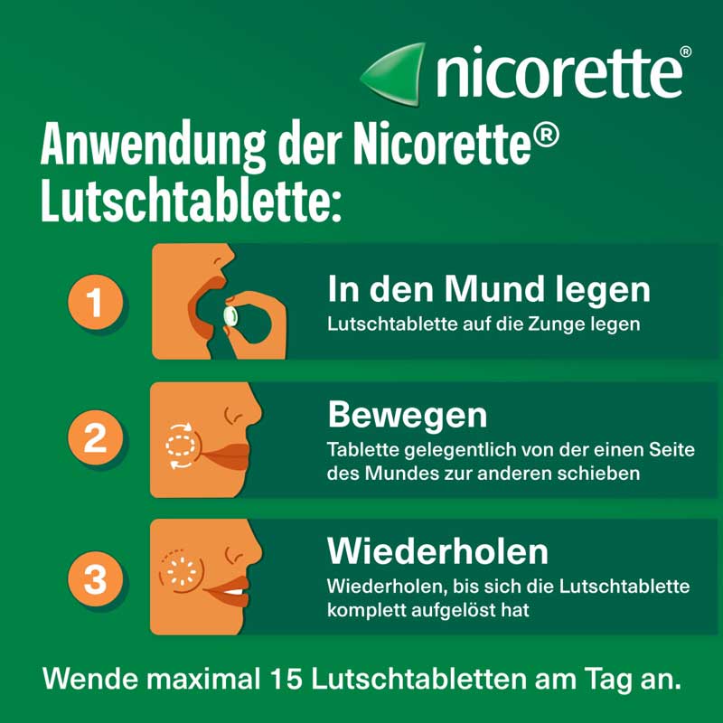 nicorette Fruit zuckerfrei 2 mg 80 St Lutschtabletten