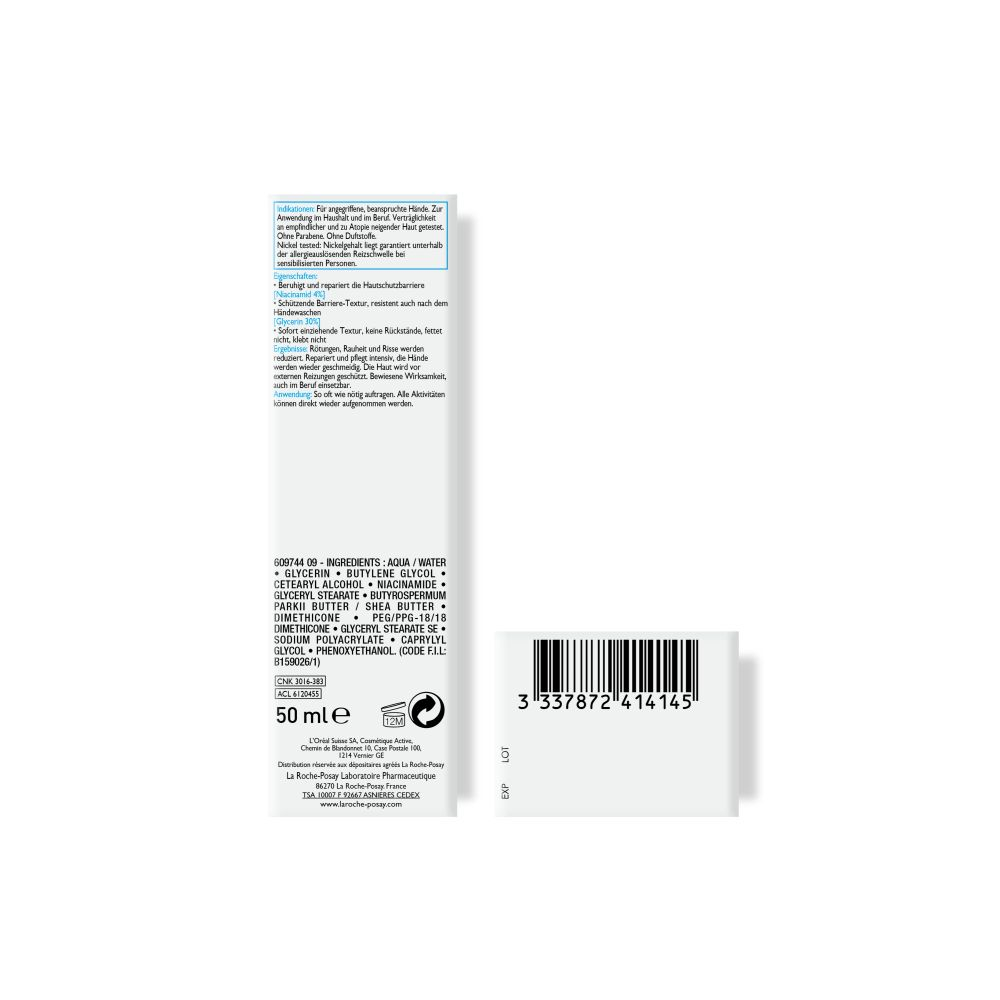LA ROCHE-POSAY Cicaplast Handcreme 50 ml Creme