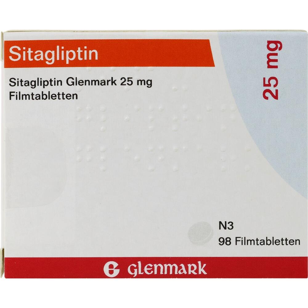 Sitagliptin Glenmark 25 mg 98 St Filmtabletten