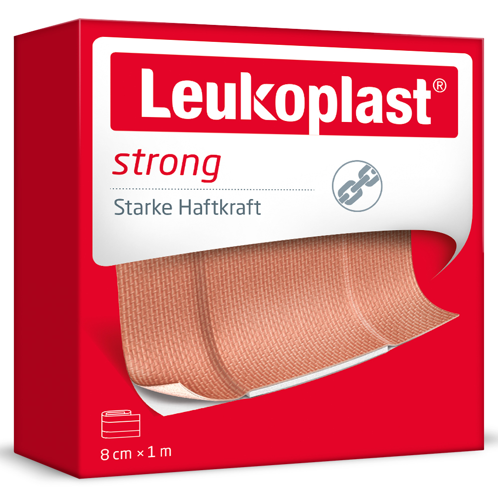 Leukoplast strong  8 cm x 1 m 1 St Pflaster