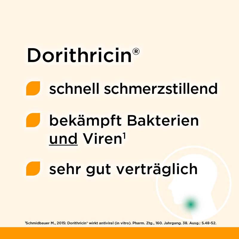 Dorithricin Classic Lutschtabletten bei Halsschmerzen  40 St Lutschtabletten