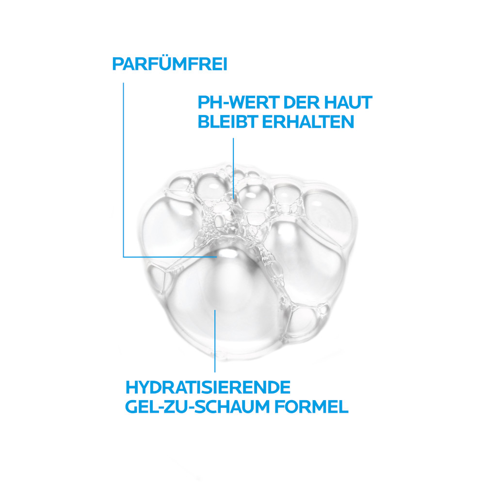 LA ROCHE-POSAY TOLERIANE GEL zu SCHAUM CLEANSER 400 ml Gel