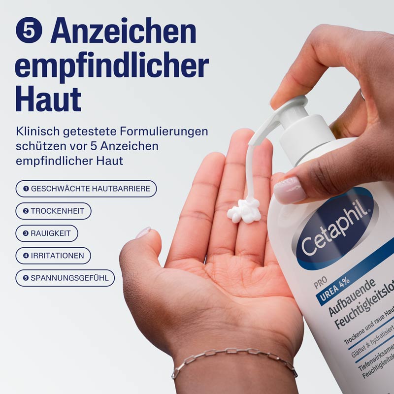Cetaphil PRO UREA 4% Aufbauende Feuchtigkeitslotion 500 ml Lotion