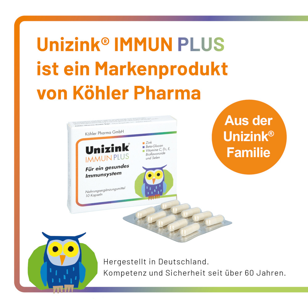 Unizink IMMUN PLUS 1X30 St Kapseln