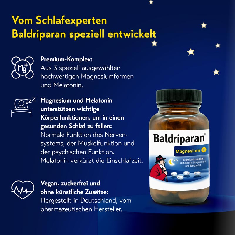 Baldriparan Magnesium + 60 St Kapseln
