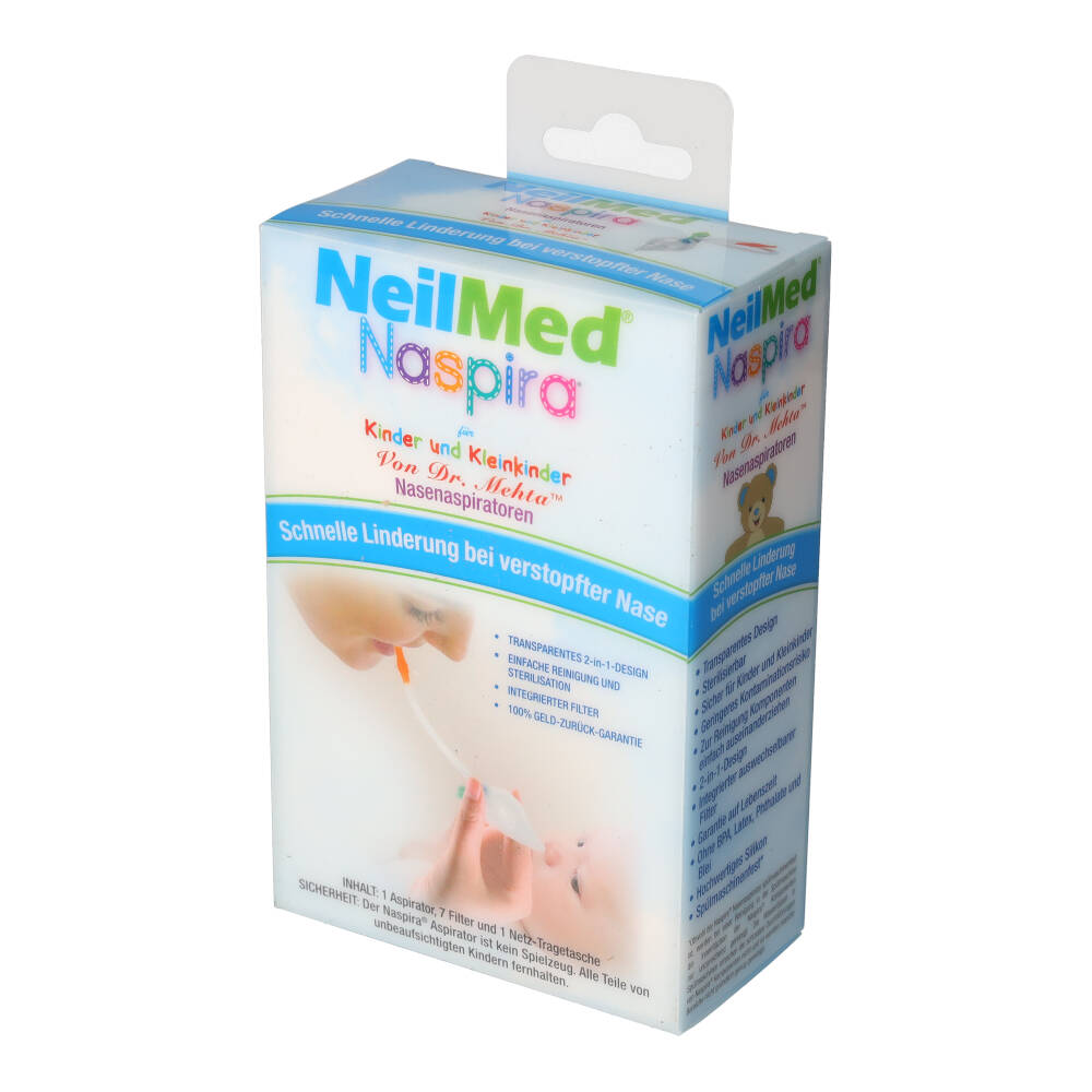 NeilMed Naspira Nasenaspirator Set 1 Packung Kombipackung
