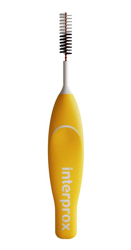 INTERPROX reg mini gelb Interdentalbürste Blister 6 St Zahnbürste