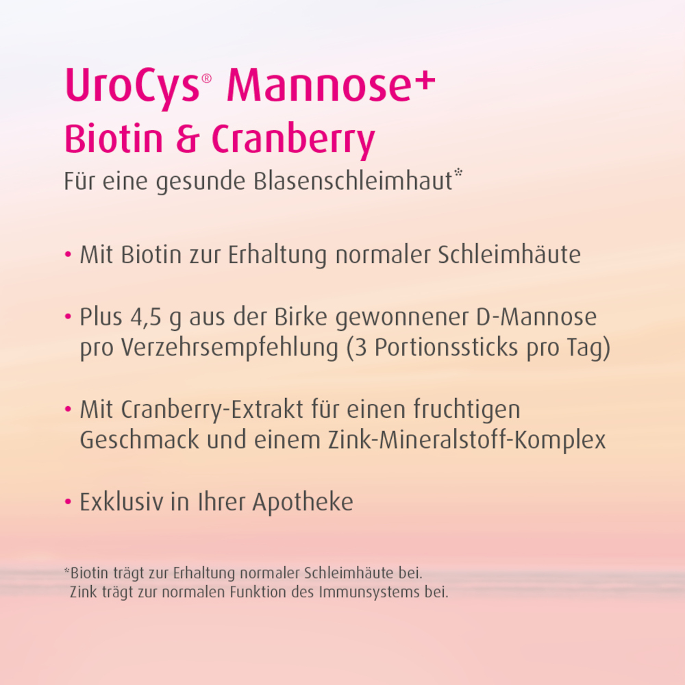 Urocys Mannose++ Sticks 15 St Beutel