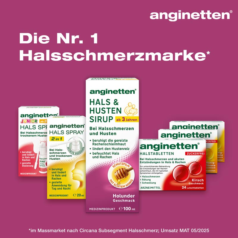 anginetten Hals & Husten Sirup 100 ml Sirup