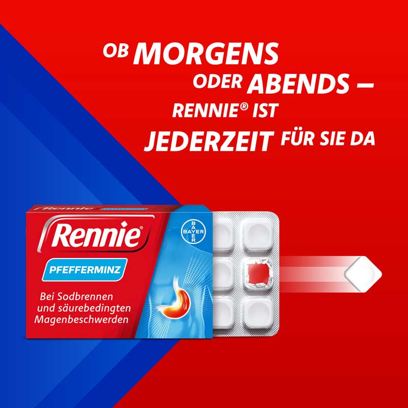 Rennie 24 St Kautabletten