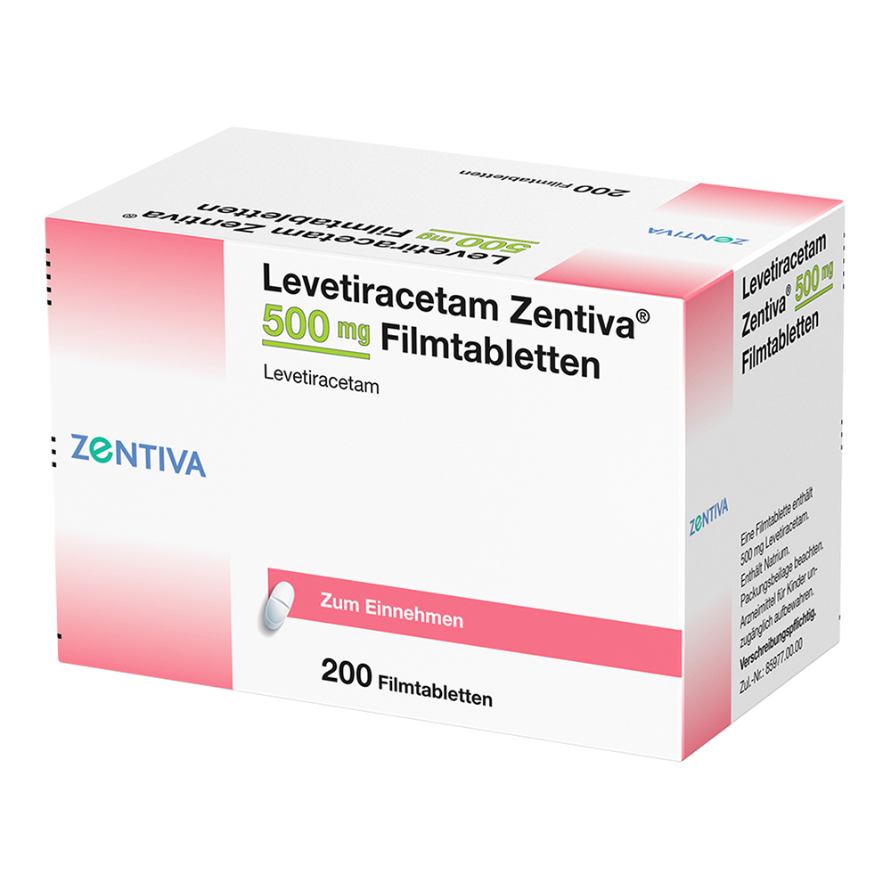 Levetiracetam Zentiva 500mg 200 St Filmtabletten
