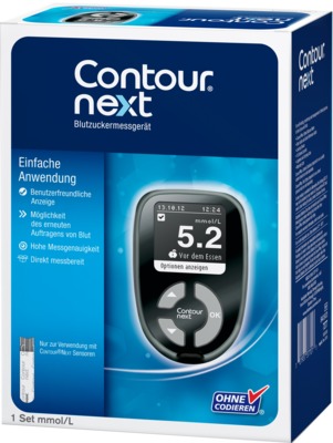 CONTOUR Next Blutzuckermessgerät Set mmol/l 1 St