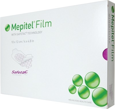 MEPITEL Film Folienverband 10x12 cm 10 St Verband