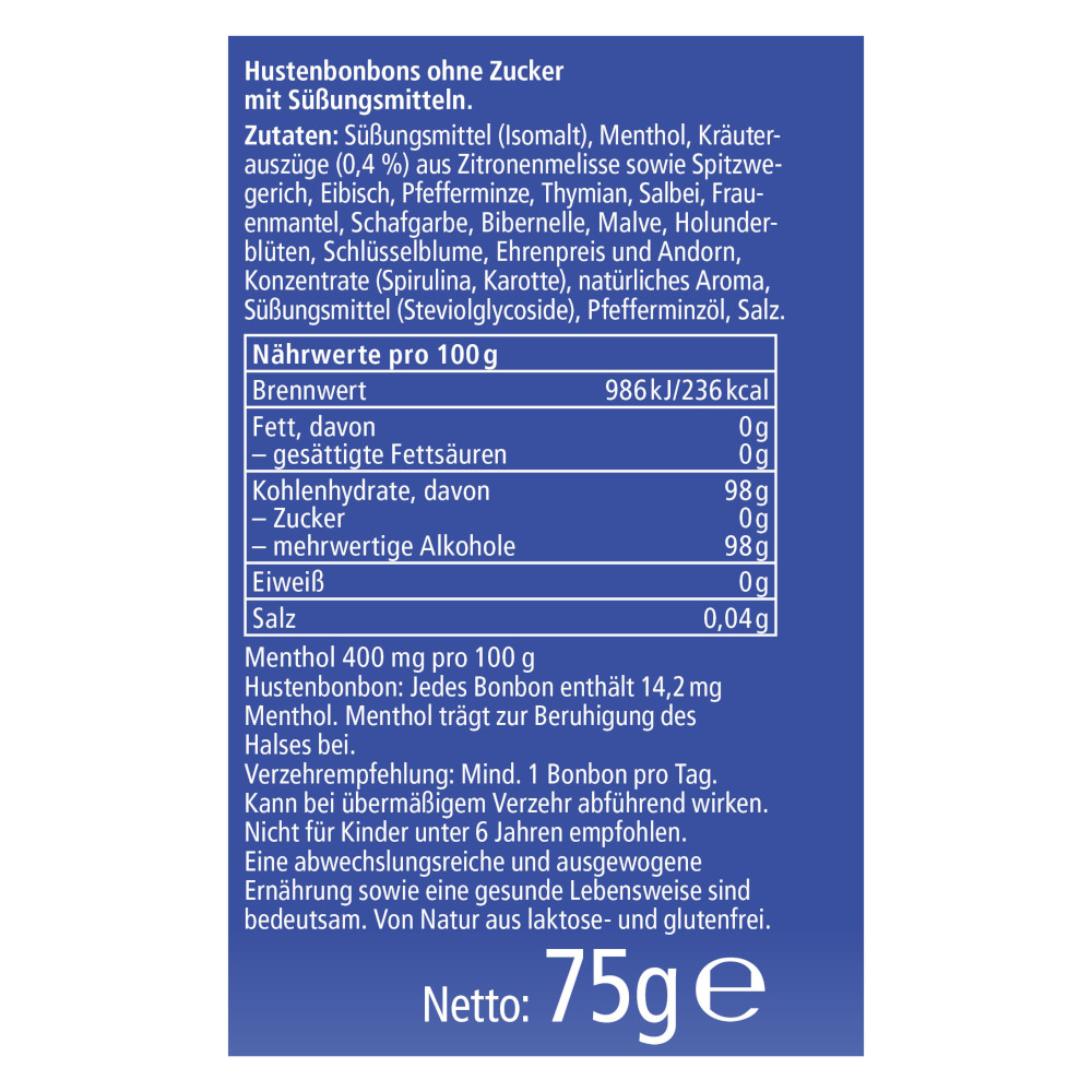 Ricola MIT SCHWEIZER ALPENKRÄUTERN 75 g Bonbons