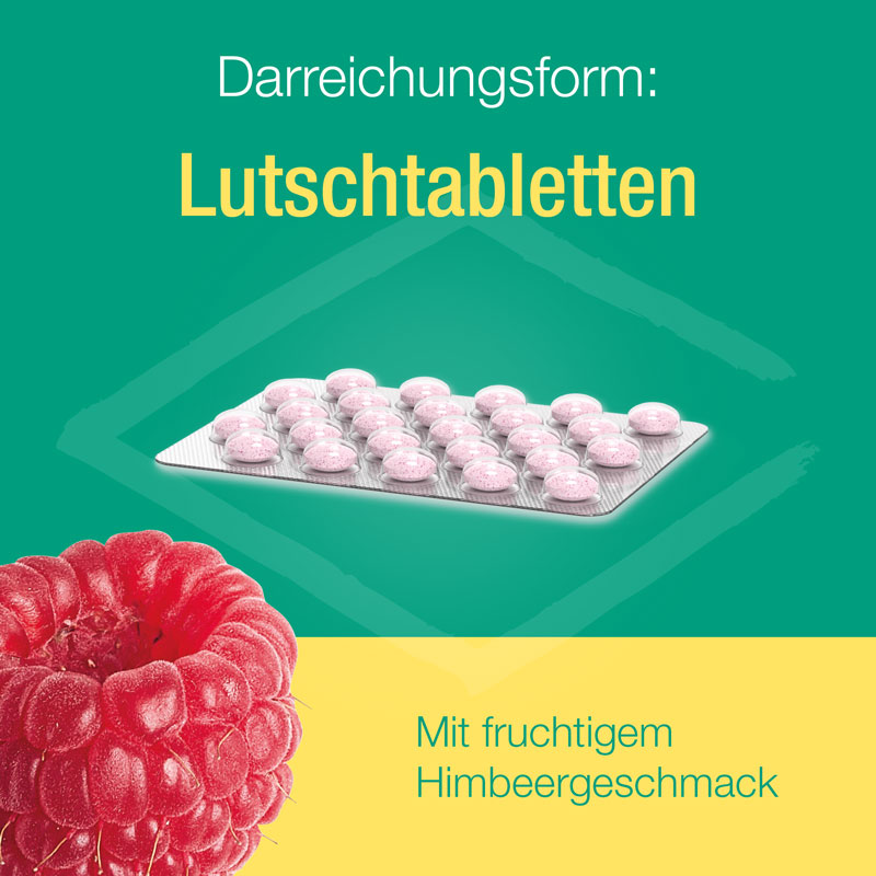 Zinkletten Verla Typ Himbeere  100 St Lutschtabletten