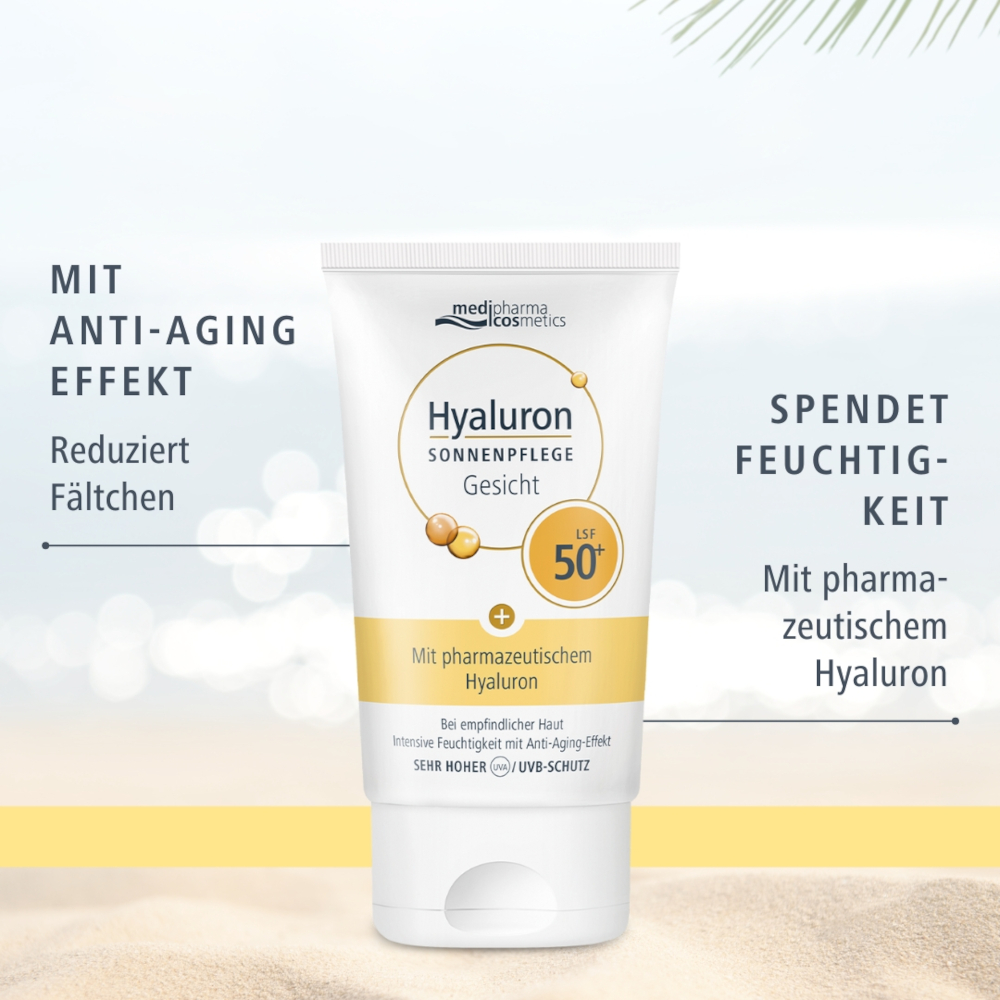 HYALURON Sonnenpflege Gesicht LSF 50+ 50 ml Creme