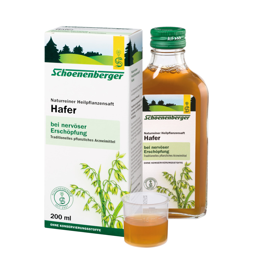 Schoenenberger Naturreiner Heilpflanzensaft Hafer  200 ml Saft
