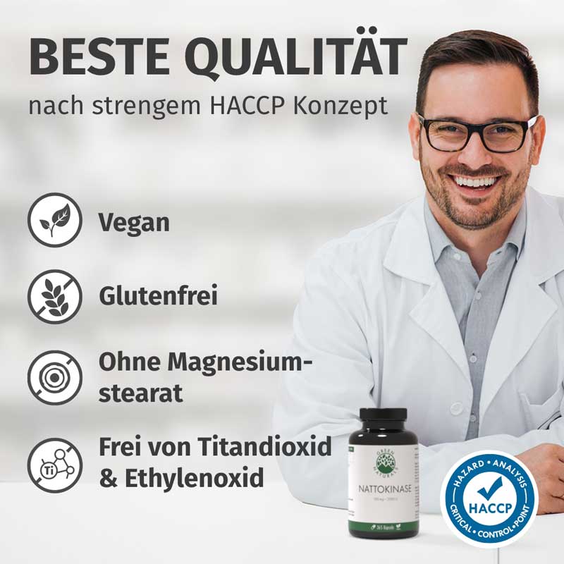 GREEN NATURALS NATTOKINASE 100 mg  365 St Kapseln