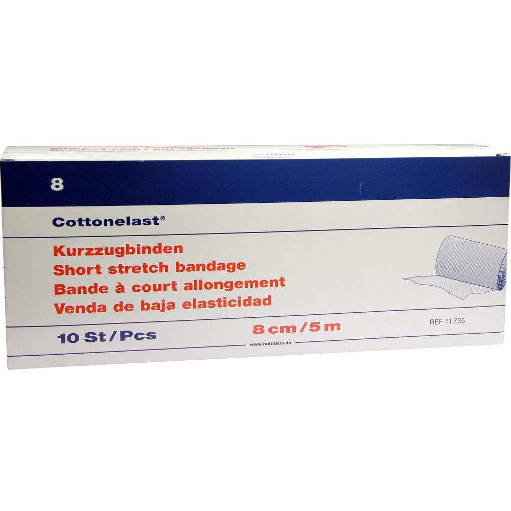 KURZZUGBINDE Cottonelast 8 cmx5 m 10 St Binden
