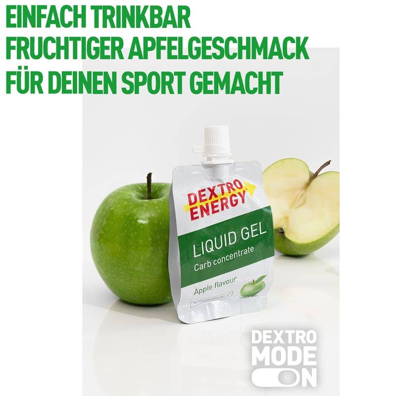 DEXTRO ENERGY LIQUID GEL Apple flavour 60 ml Gel