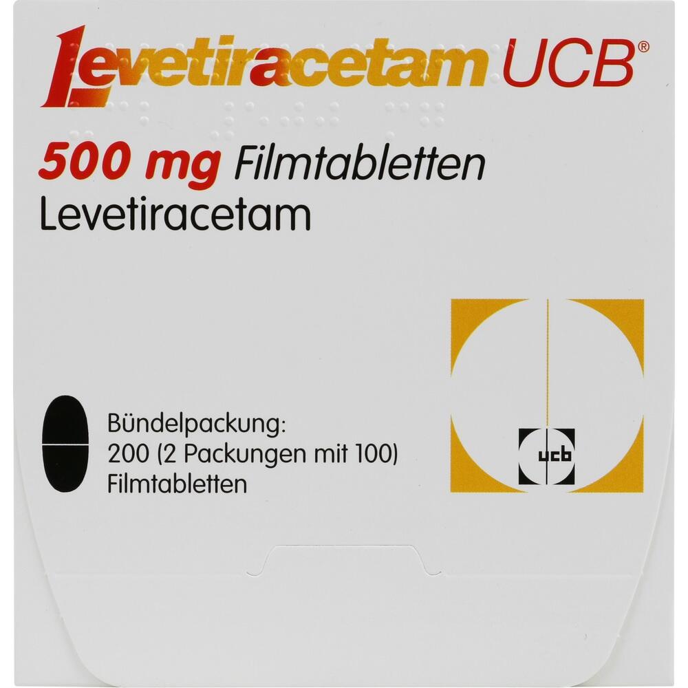 Levetiracetam UCB 500mg 200 St Filmtabletten