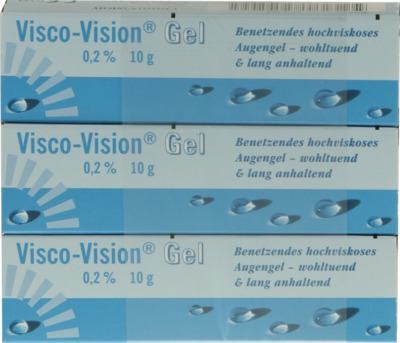 VISCO Vision Gel 3X10 g Augengel