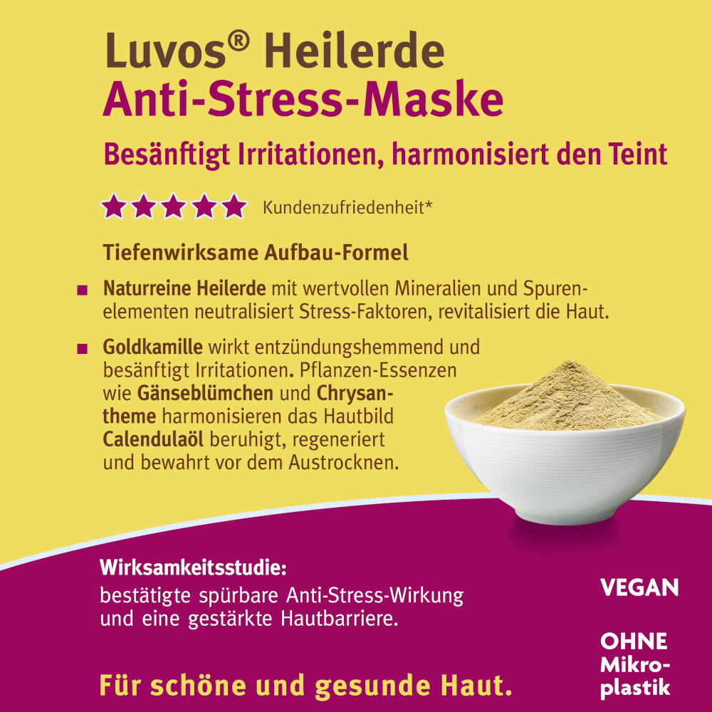 Luvos HEILERDE Anti-Stress-Maske 2X7.5 ml Gesichtsmaske