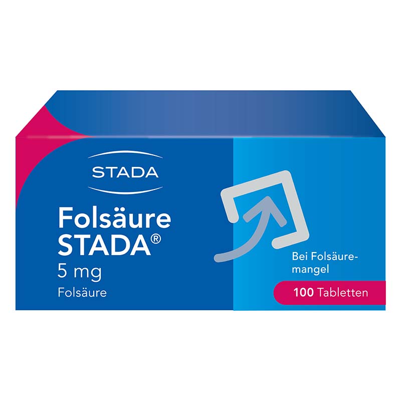 Folsäure STADA 5 mg 100 St Tabletten